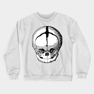 halloween white and black stripe Crewneck Sweatshirt